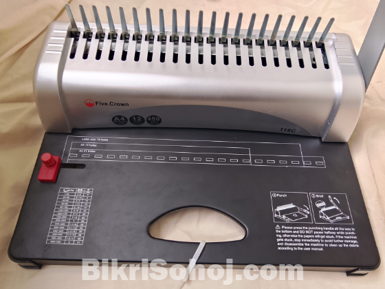 Comb Binding machine